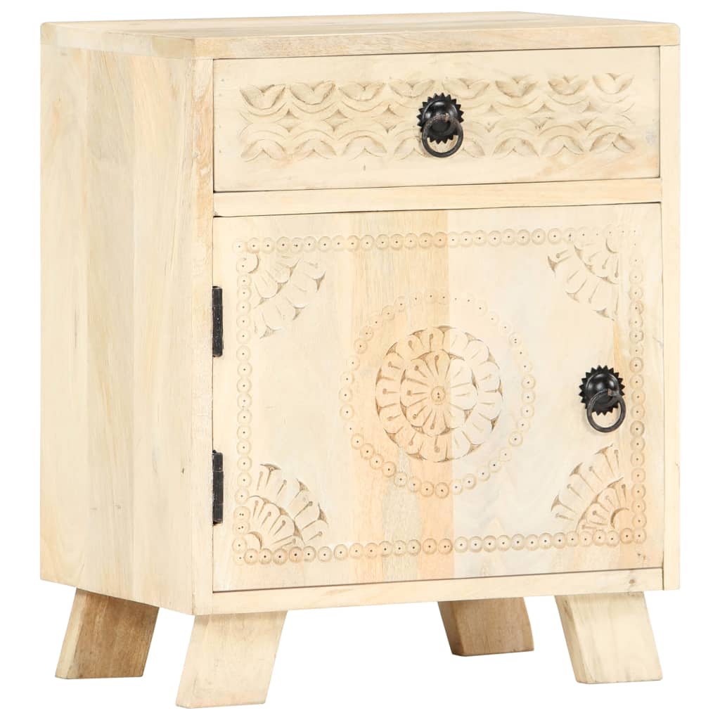 Bedside Cabinet 40x30x50 cm Solid Mango Wood